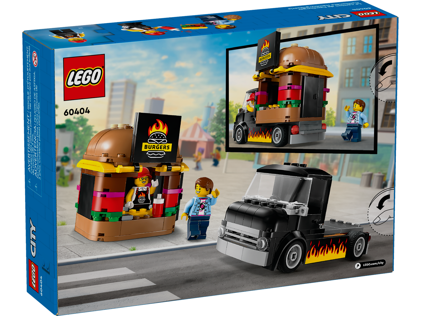 LEGO 60404 Furgone degli hamburger