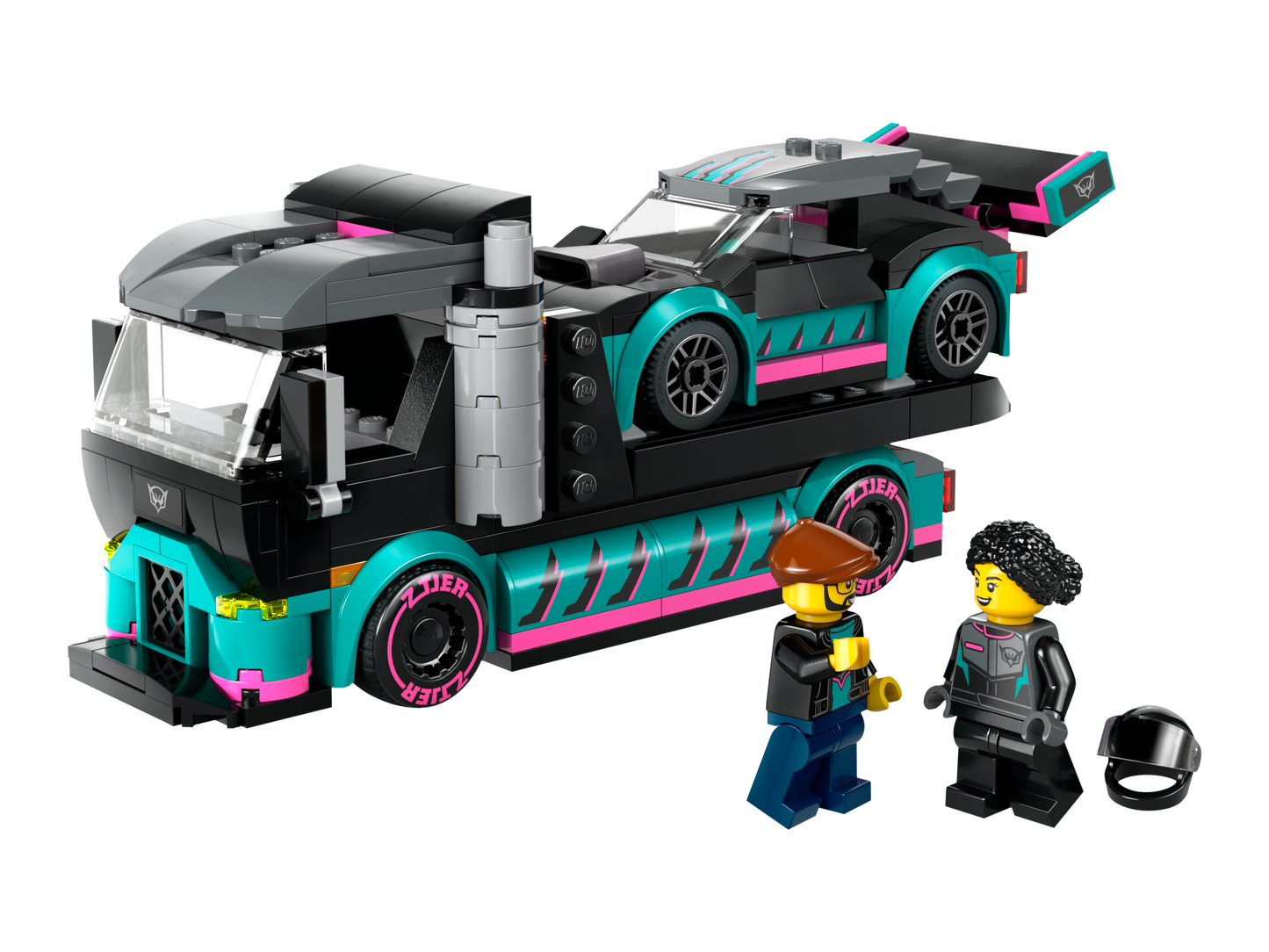 LEGO 60406 Auto da corsa e trasportatore