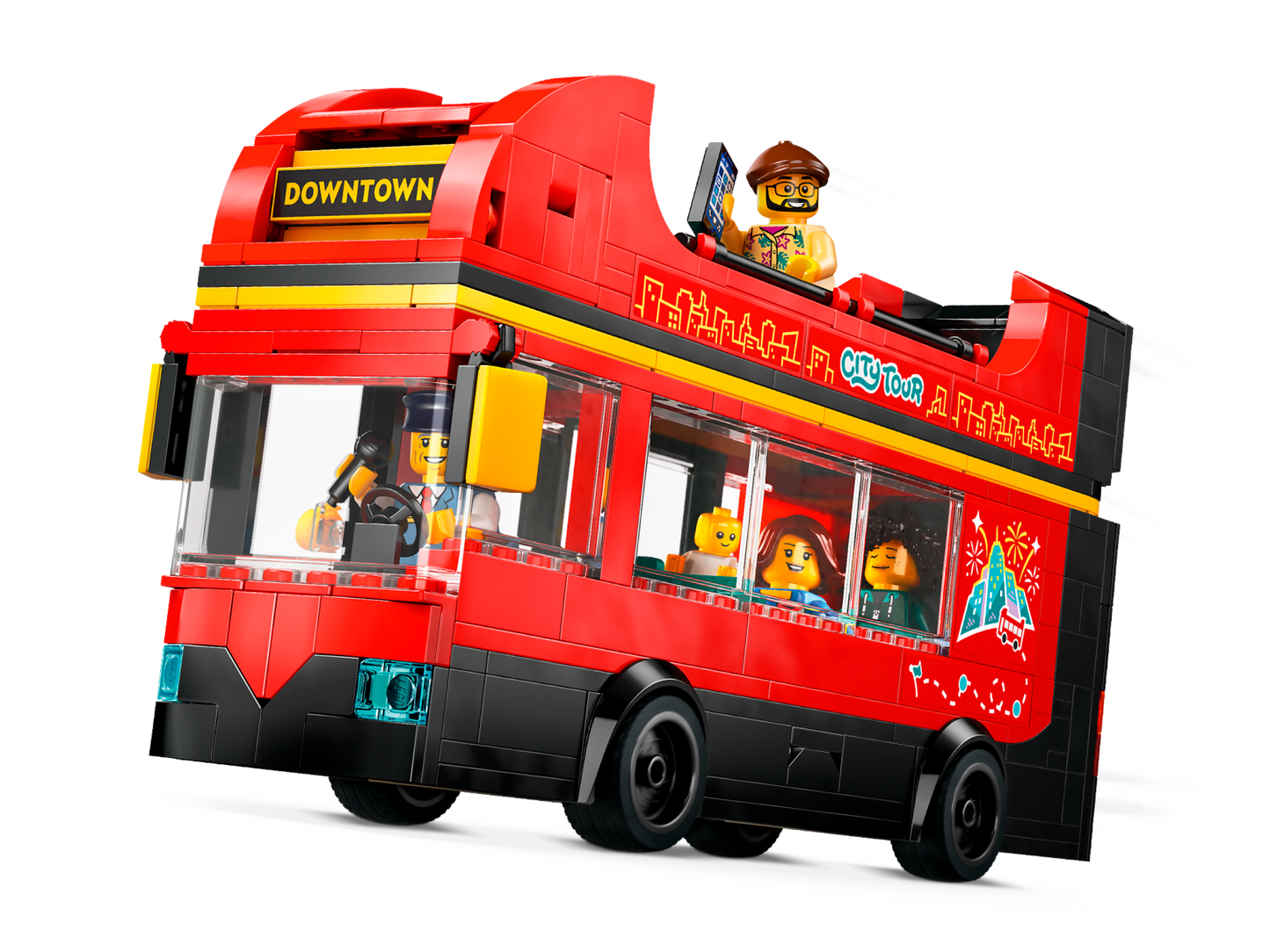 LEGO 60407 Autobus turistico rosso a due piani
