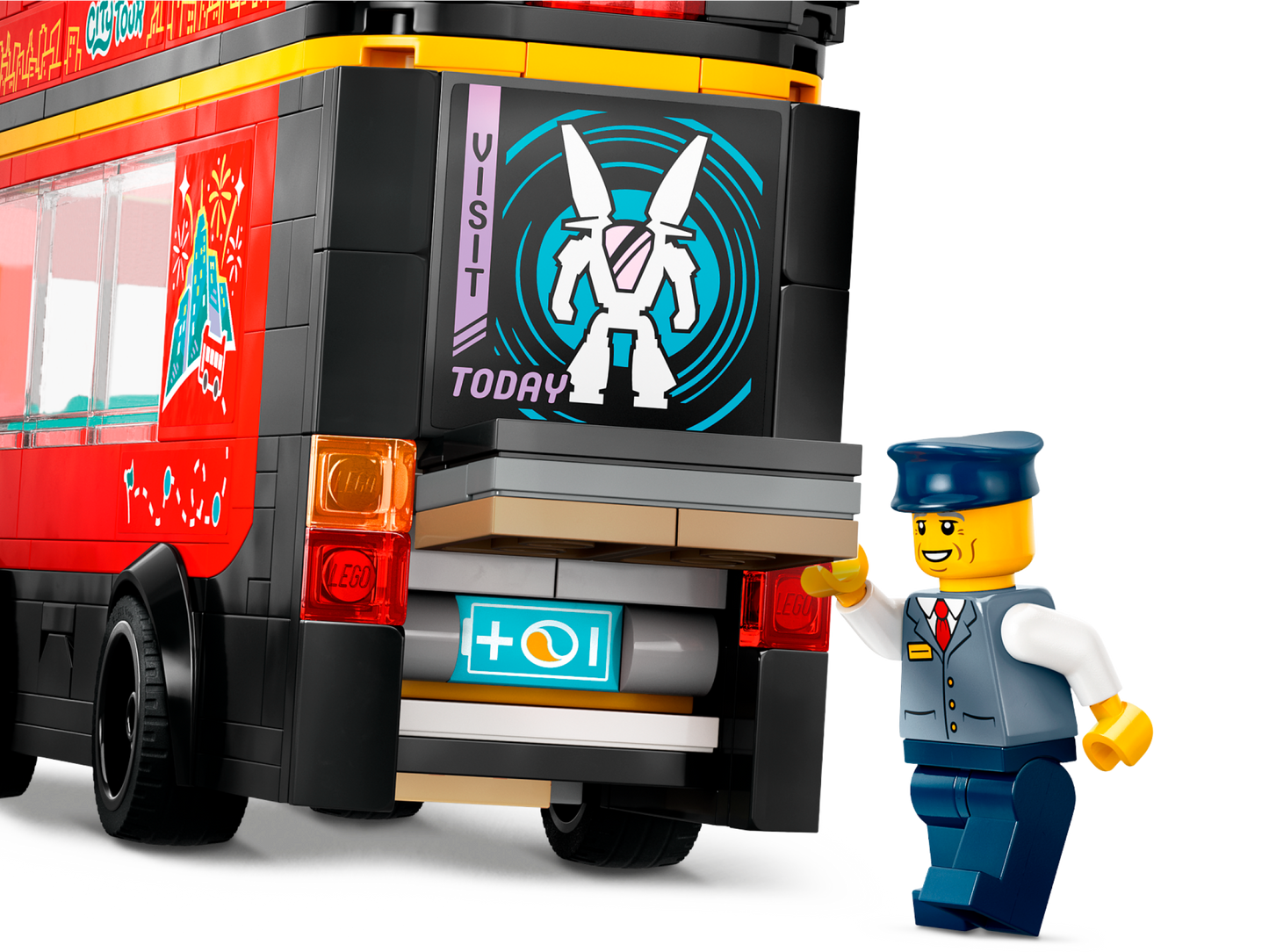 LEGO 60407 Autobus turistico rosso a due piani
