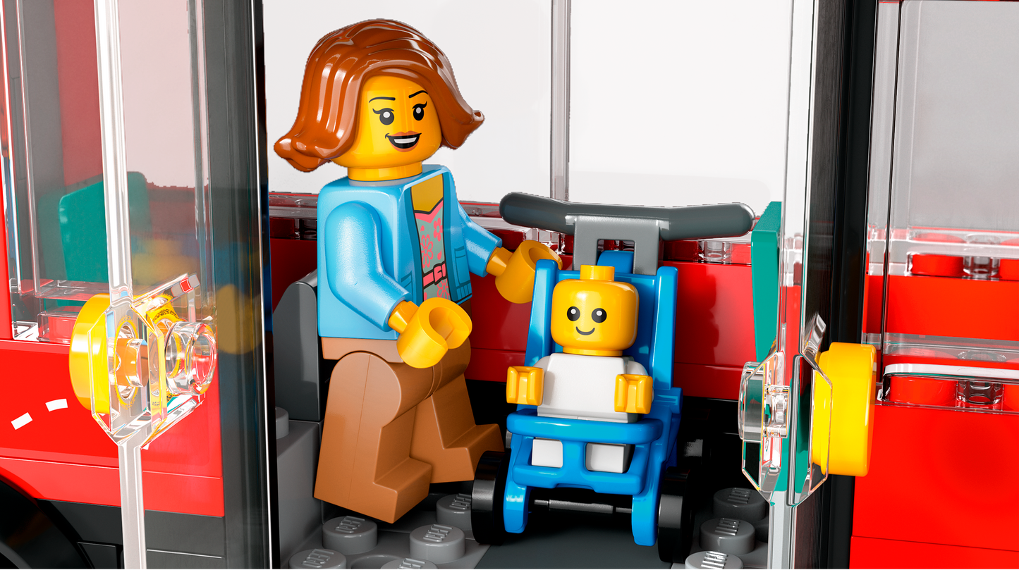 LEGO 60407 Autobus turistico rosso a due piani