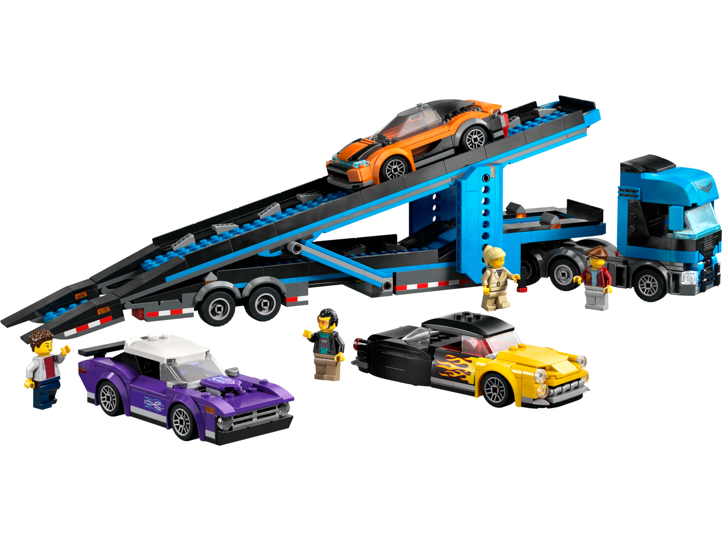 LEGO 60408 Camion trasportatore con auto sportive