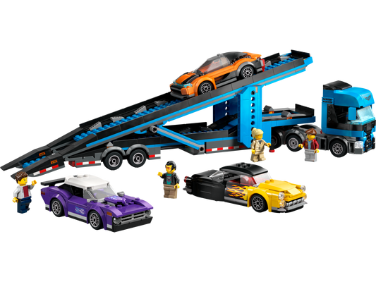 LEGO 60408 Camion trasportatore con auto sportive