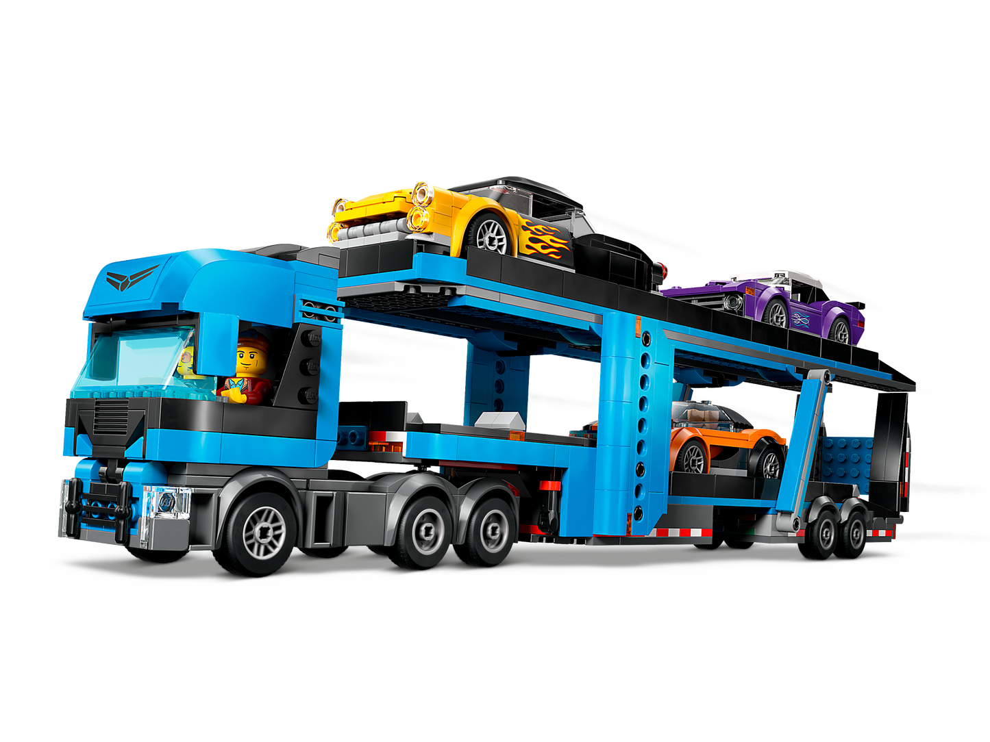 LEGO 60408 Camion trasportatore con auto sportive