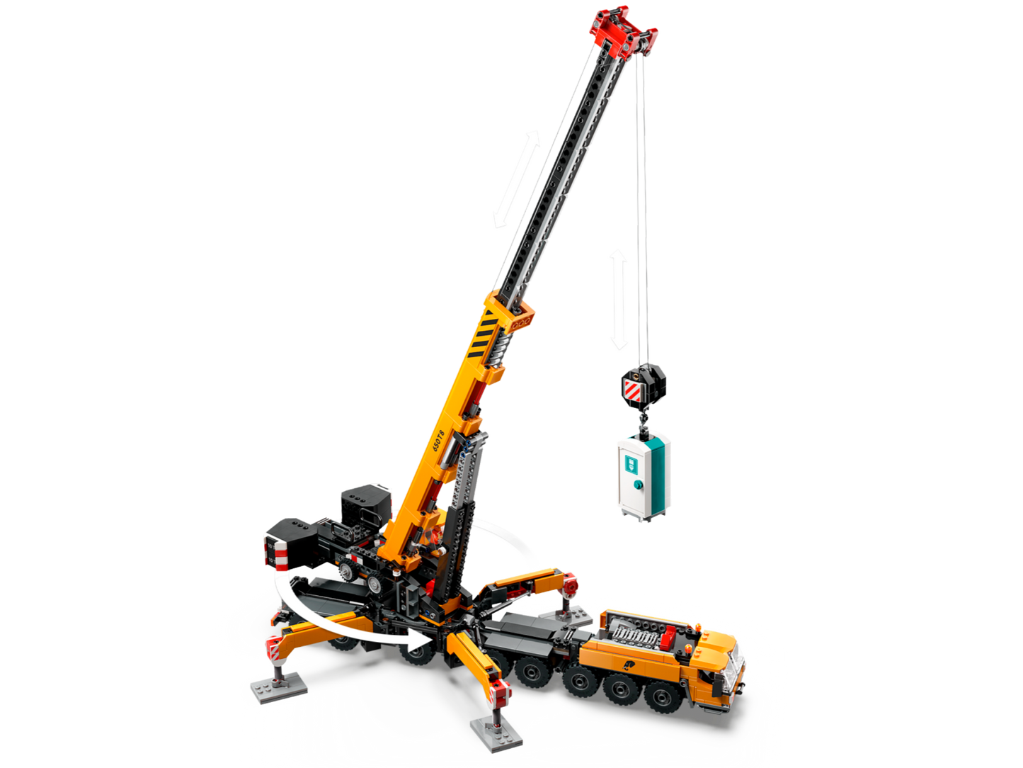 LEGO 60409 Gru da cantiere mobile gialla