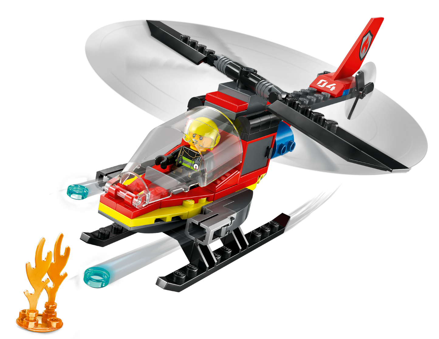 LEGO 60411 Elicottero dei pompieri