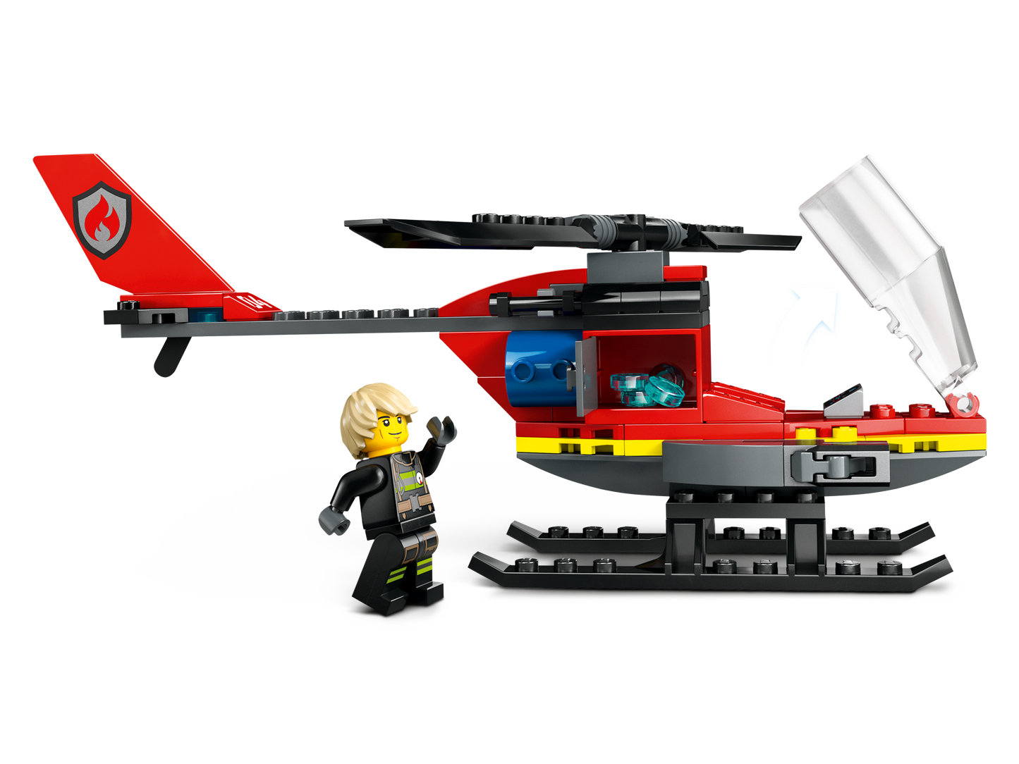 LEGO 60411 Elicottero dei pompieri
