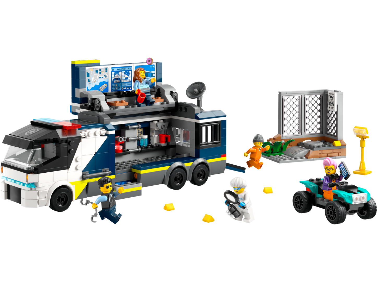 LEGO 60418 Camion laboratorio mobile della polizia