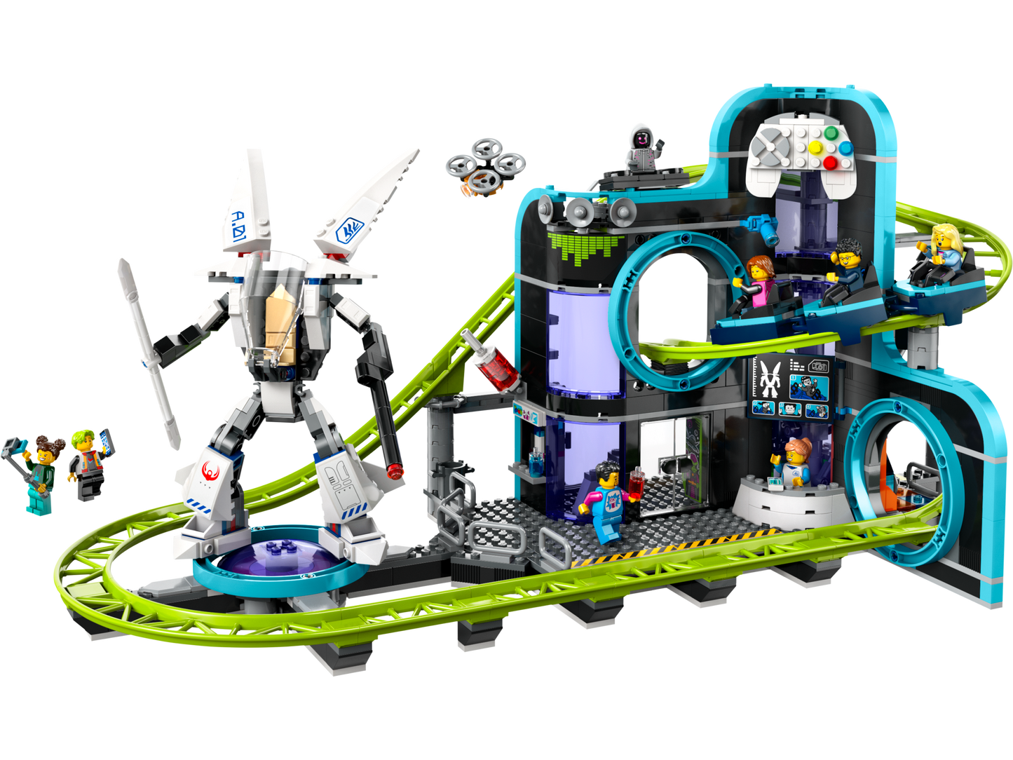 LEGO 60421 Montagne russe di Robot World