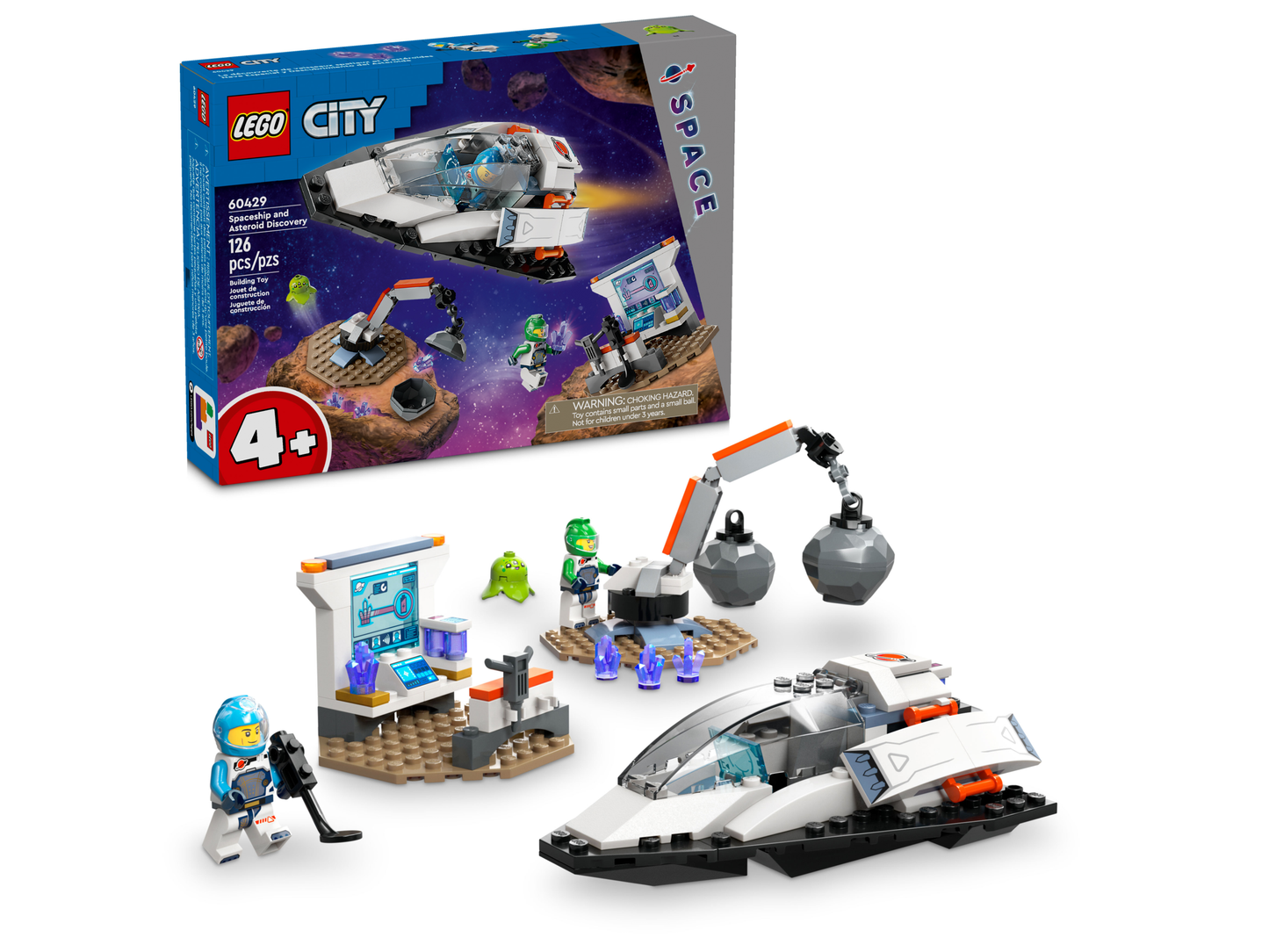 LEGO 60429 Navetta spaziale e scoperta di asteroidi