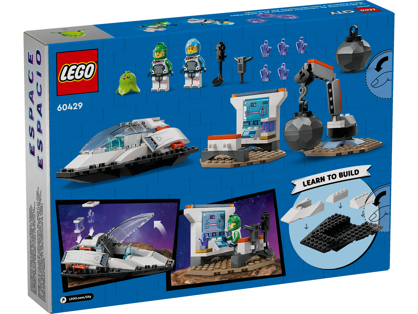 LEGO 60429 Navetta spaziale e scoperta di asteroidi