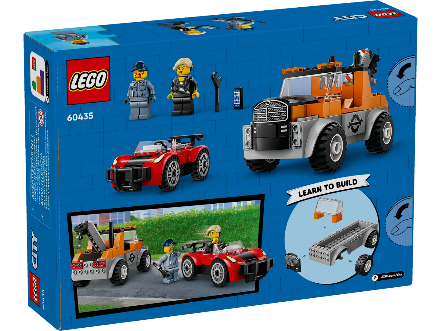 LEGO 60435 Autogru e officina auto sportive