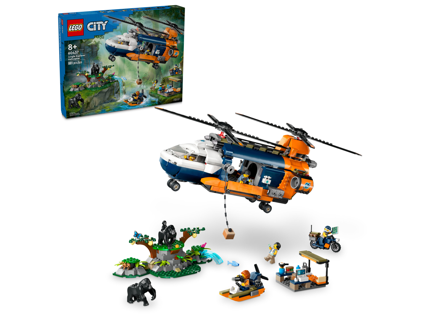 LEGO 60437 Elicottero dell’Esploratore della giungla