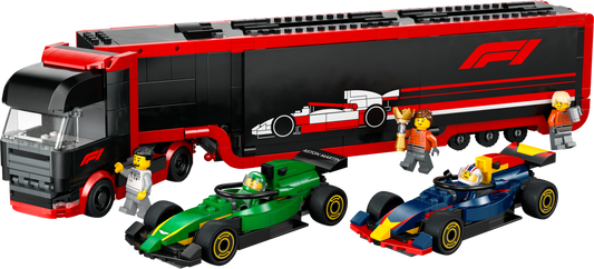 LEGO 60445 Autotrasportatore F1® con monoposto RB20 e AMR24 F1®