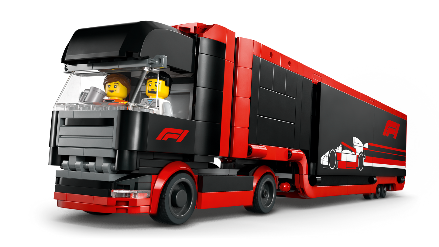 LEGO 60445 Autotrasportatore F1® con monoposto RB20 e AMR24 F1®