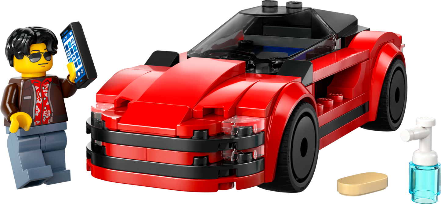LEGO 60448 Auto sportiva rossa