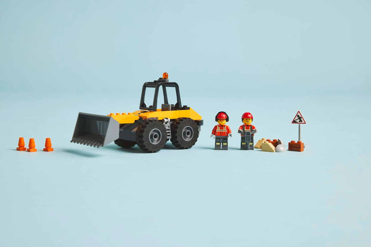LEGO 60450 Pala gommata gialla