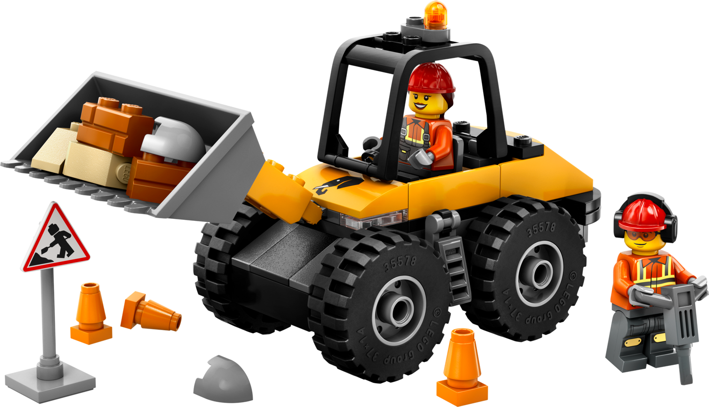 LEGO 60450 Pala gommata gialla