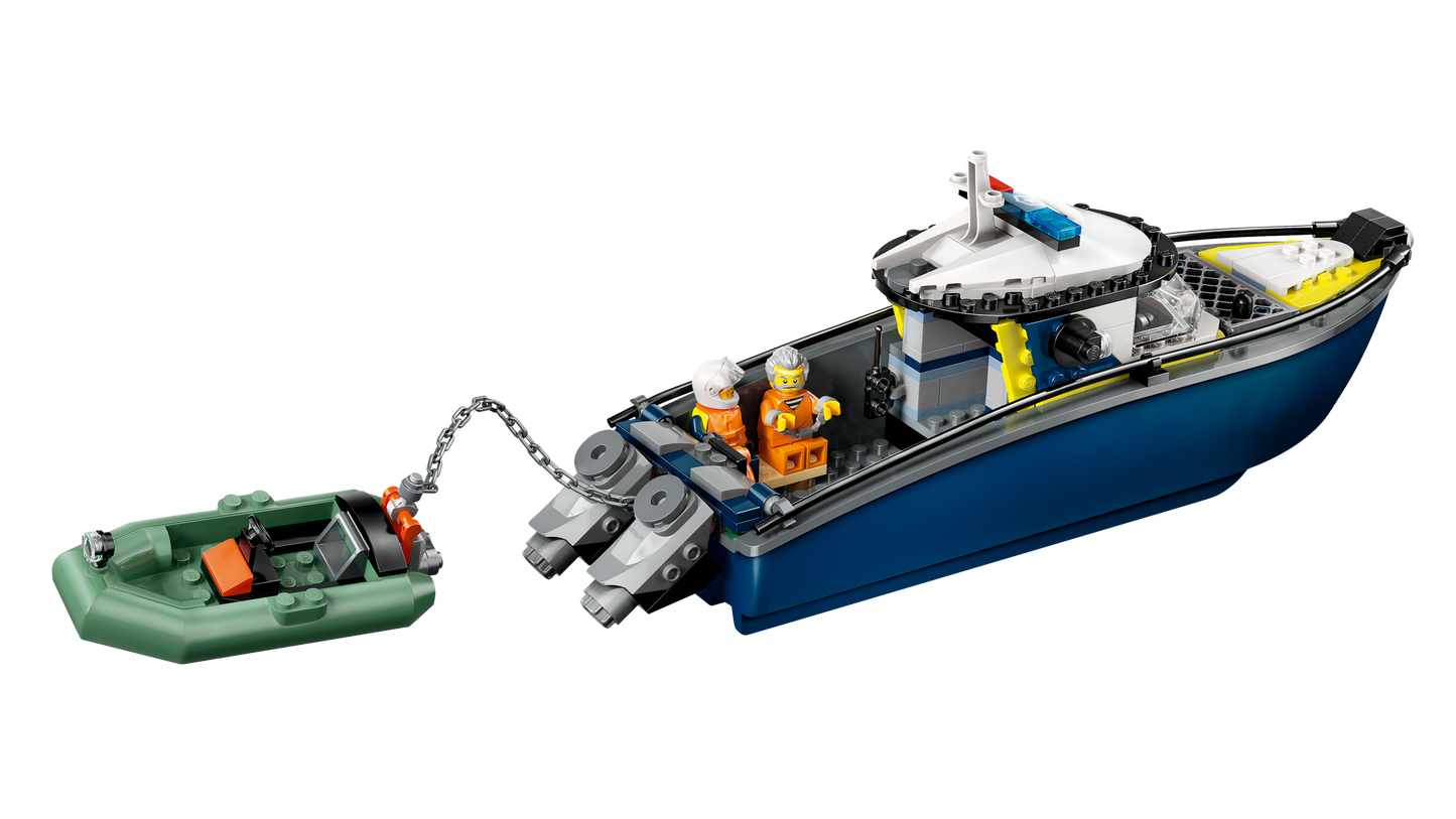 LEGO 60456 Inseguimento del motoscafo della Polizia