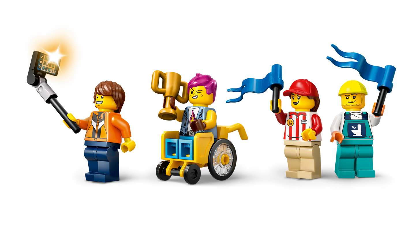 LEGO 60460 Nessun limite: gara sulla pista a rampe