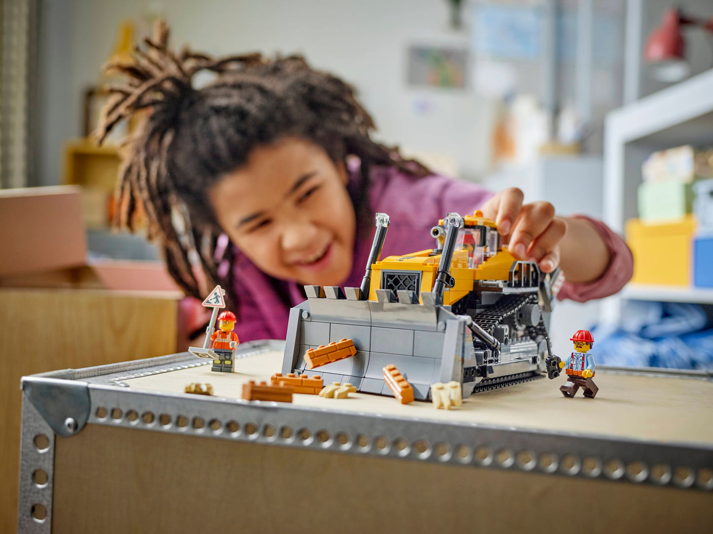 LEGO 60466 Bulldozer giallo