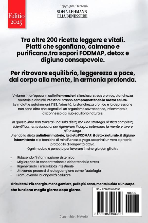 Dieta Antinfiammatoria. 5 Libri In 1(la) - Benessere Elia