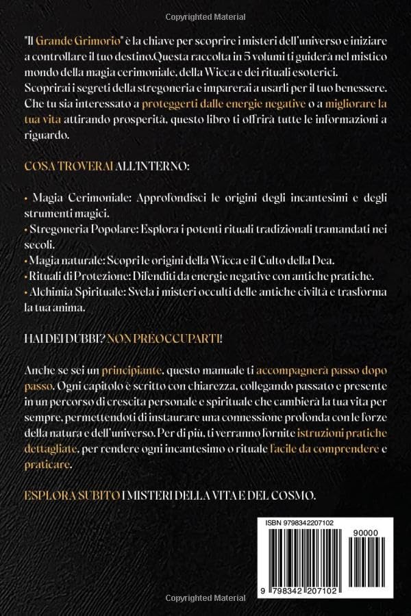 l Grande Grimorio: Una Raccolta Di 5 Libri In 1 Che Esplora Incantesimi, Rituali - Selene Blackthorn
