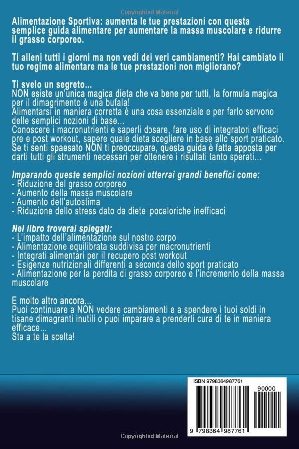 Alimentazione Sportiva. Aumenta La Prestazione Sportiva Tramite L'incremento Del - Neel Roger