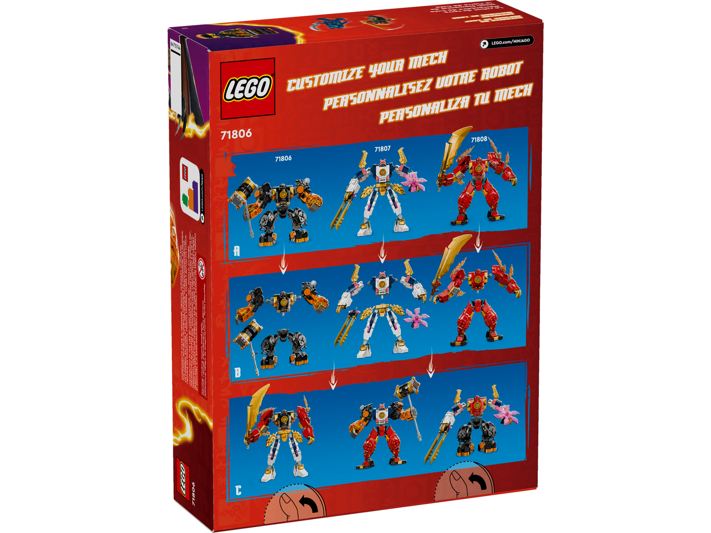 LEGO 71806 Mech elemento Terra di Cole