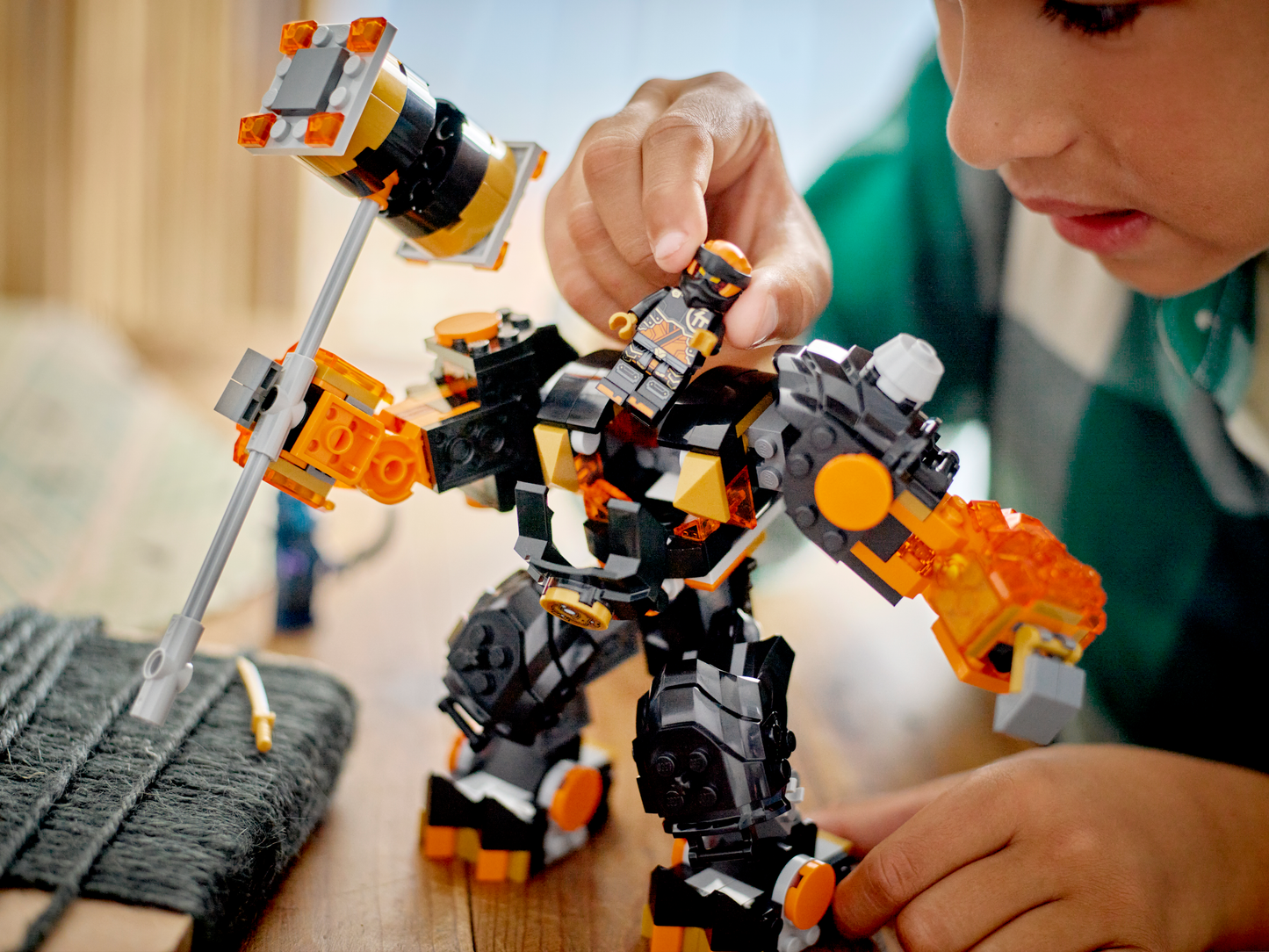 LEGO 71806 Mech elemento Terra di Cole
