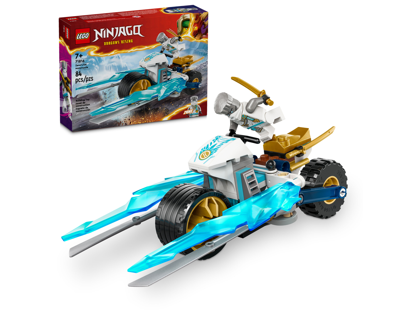 LEGO 71816 Moto di ghiaccio di Zane