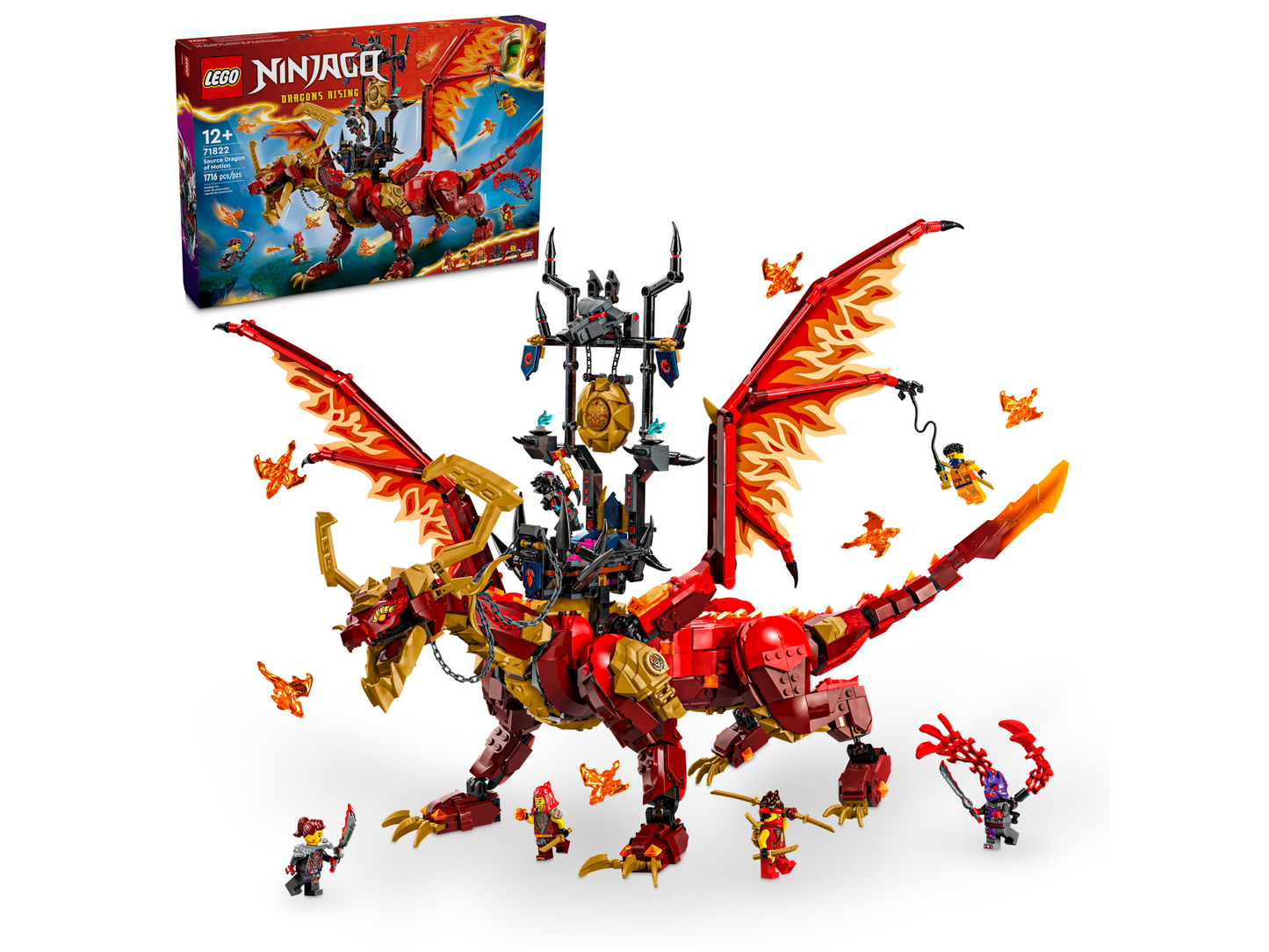 LEGO 71822 Drago-Sorgente del Movimento