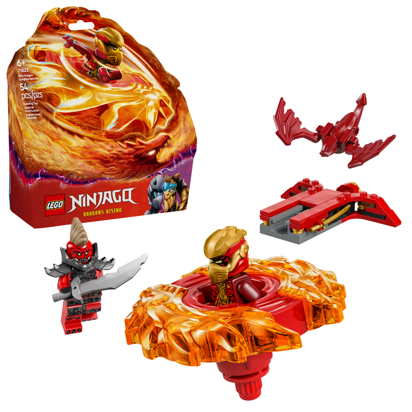 LEGO 71823 Spinner del drago Spinjitzu di Kai