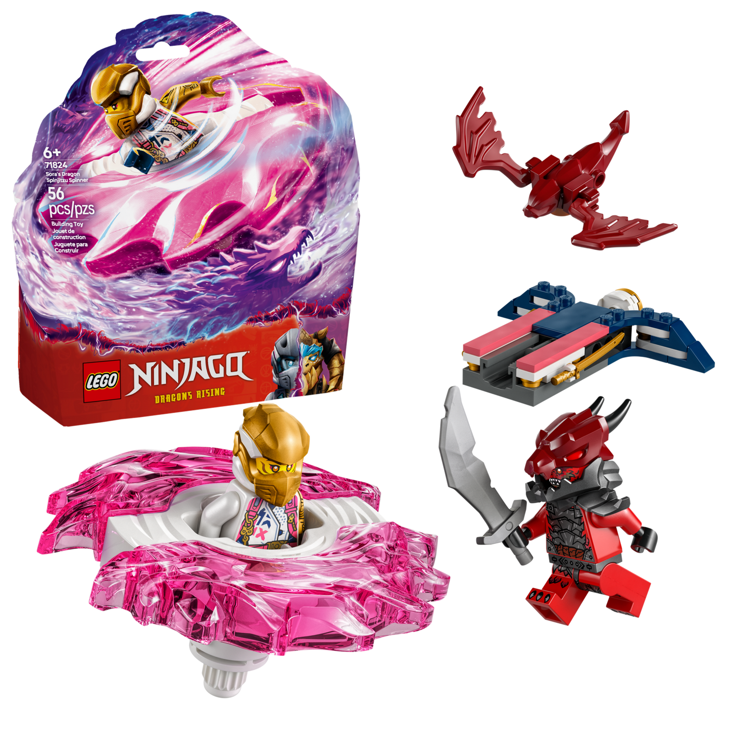 LEGO 71824 Spinner del drago Spinjitzu di Sora