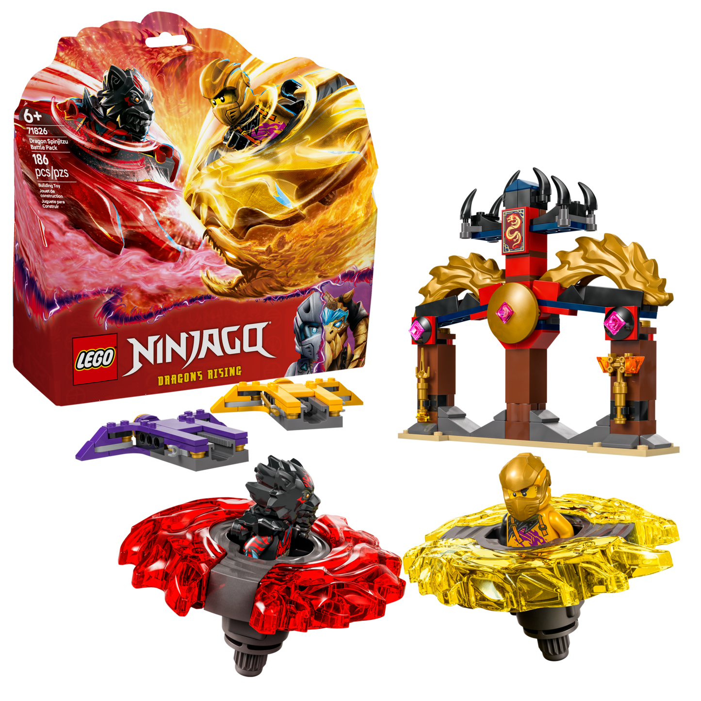 LEGO 71826 Battle Pack draghi dello Spinjitzu
