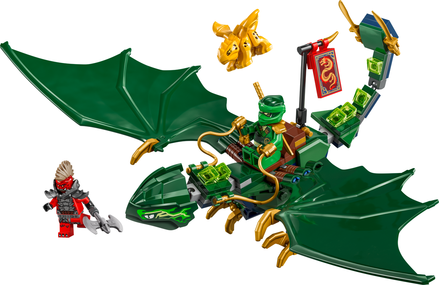 LEGO 71829 Drago della foresta verde di Lloyd