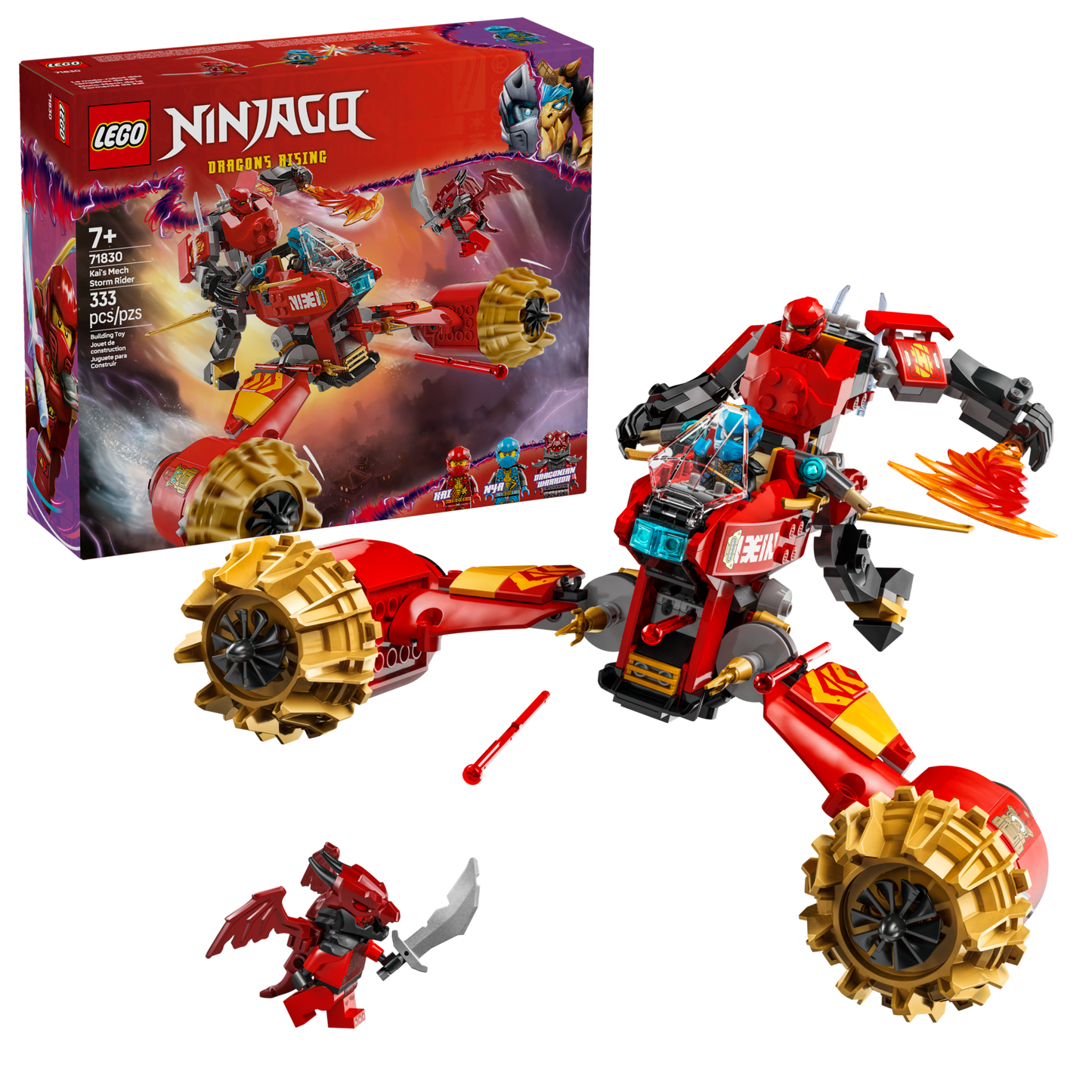 LEGO 71830 Mech Storm Rider di Kai