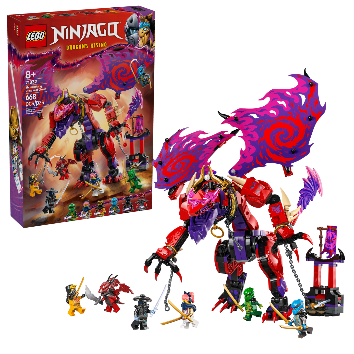 LEGO 71832 Thunderfang, il Drago del Caos