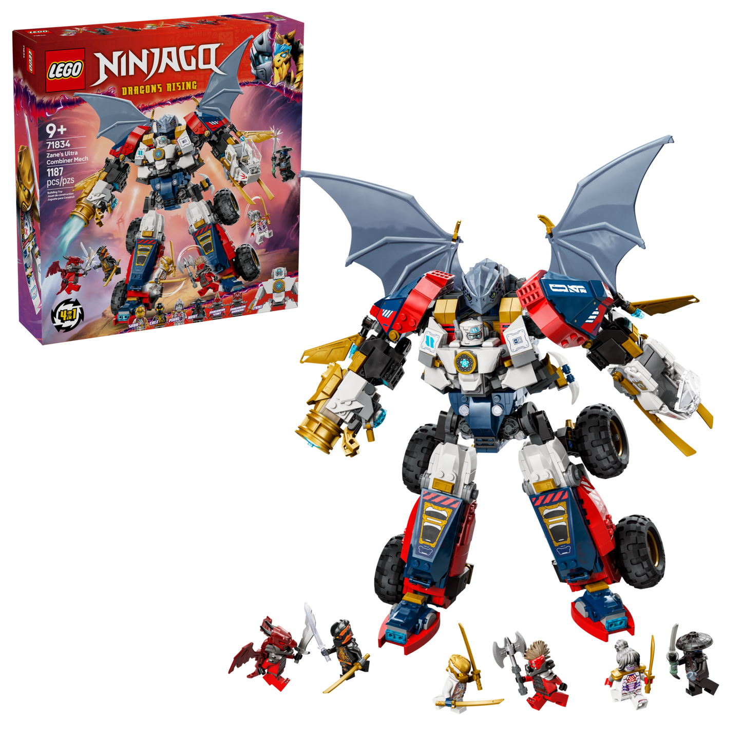 LEGO 71834 Mech Ultra Combinatore di Zane