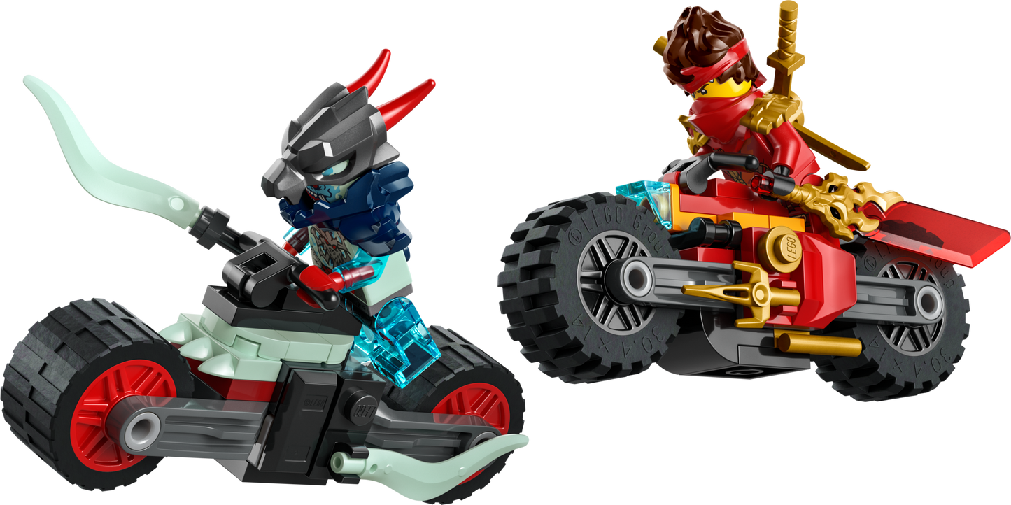 LEGO 71838 Gara di velocita sulla moto di Kai