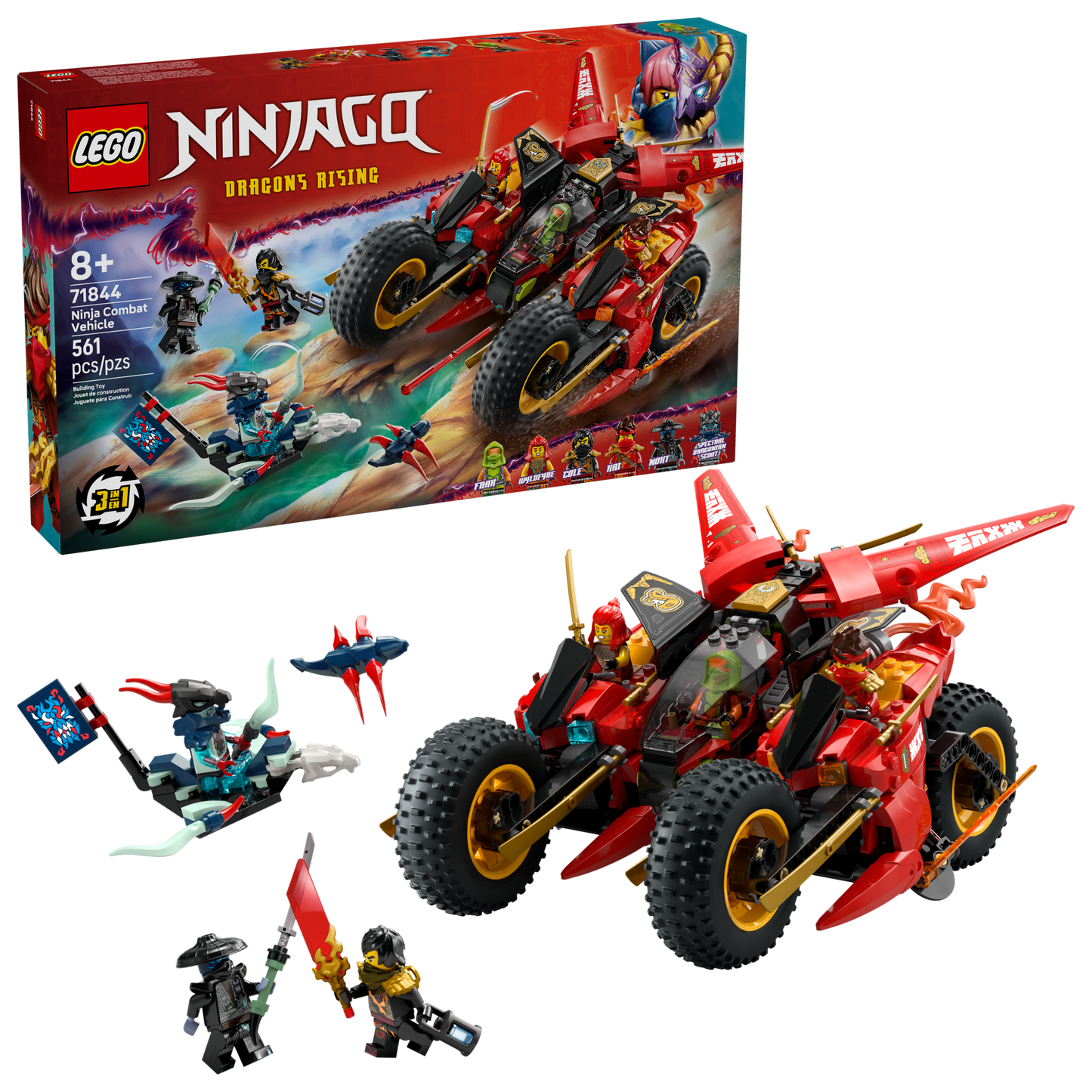 LEGO 71844 Veicolo da combattimento Ninja