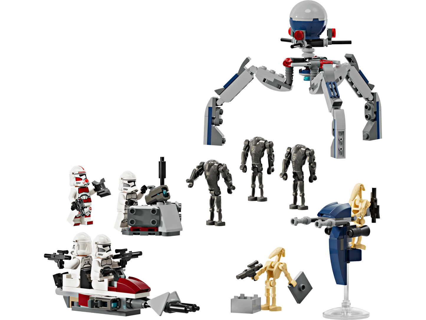 LEGO 75372 Battle PACK Clone Trooper™ e Battle Droid™