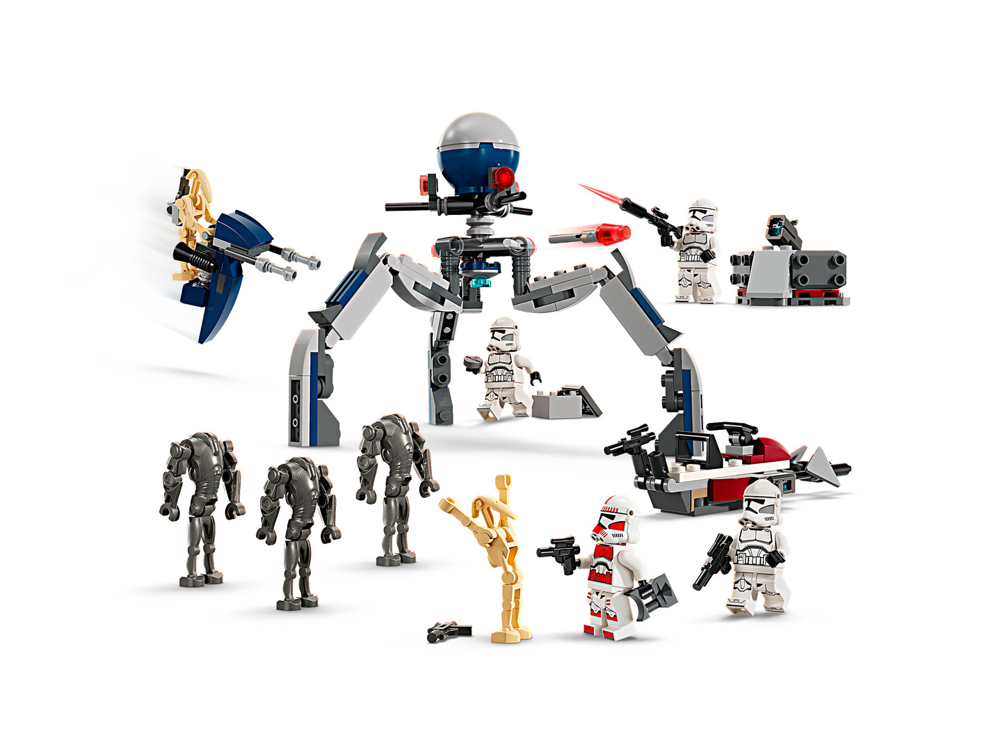 LEGO 75372 Battle PACK Clone Trooper™ e Battle Droid™