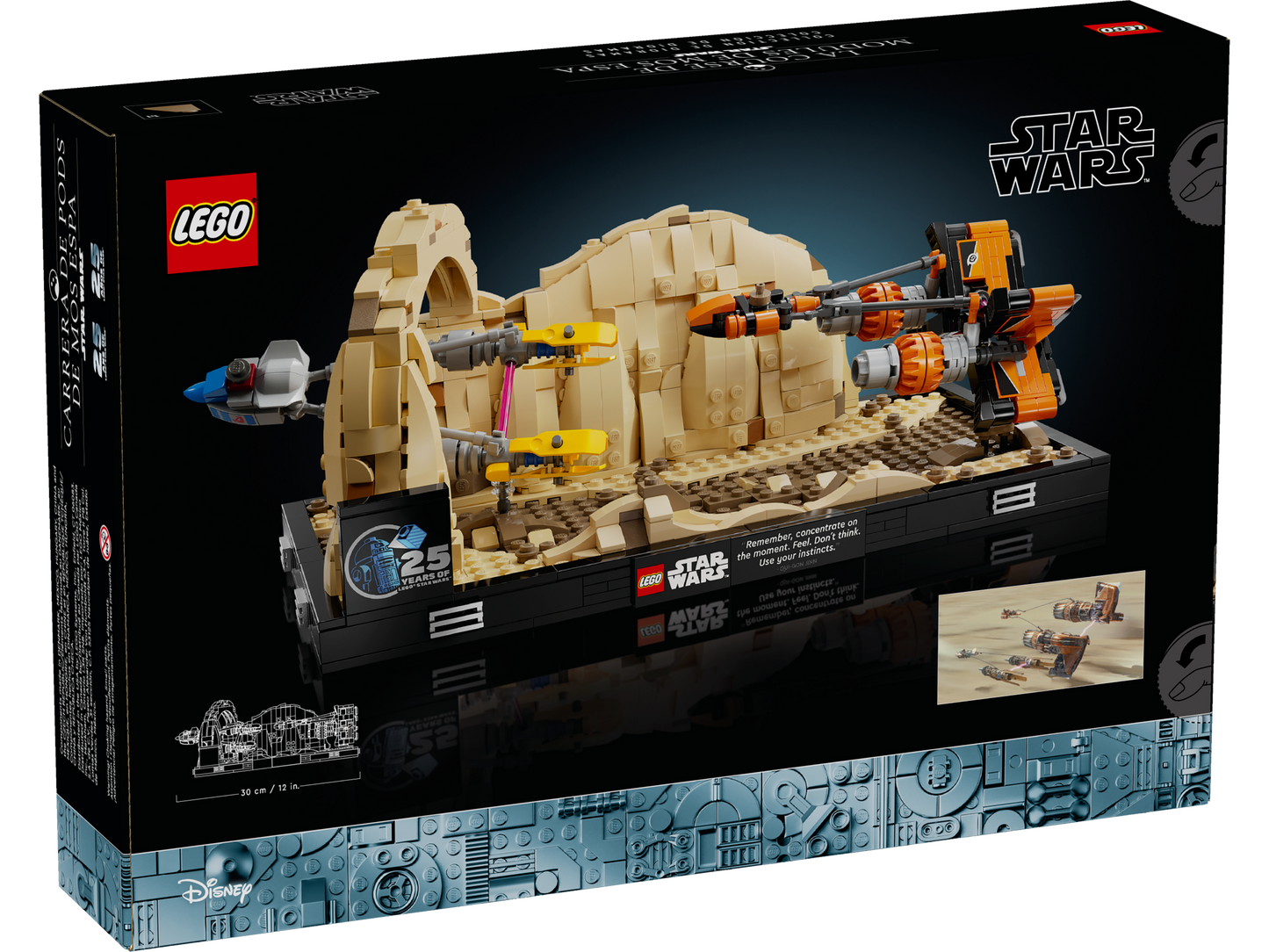 LEGO 75380 Diorama Gara degli sgusci su Mos Espa