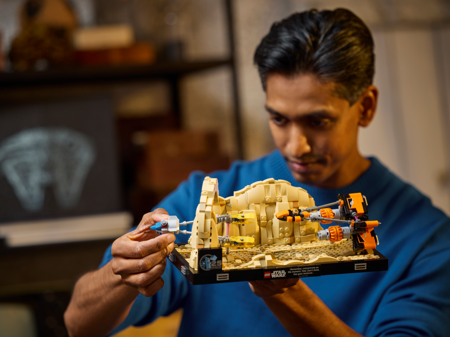 LEGO 75380 Diorama Gara degli sgusci su Mos Espa