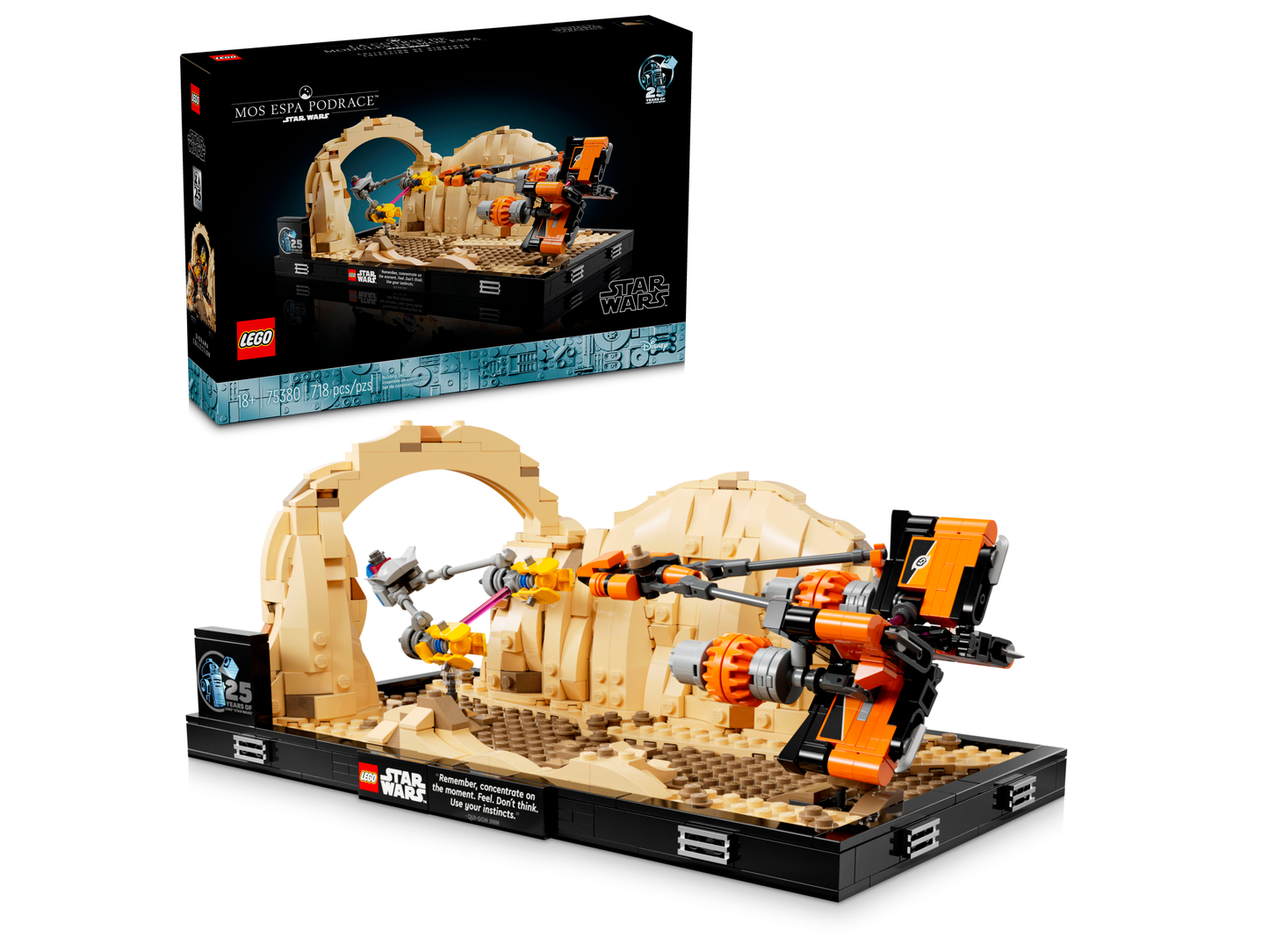 LEGO 75380 Diorama Gara degli sgusci su Mos Espa