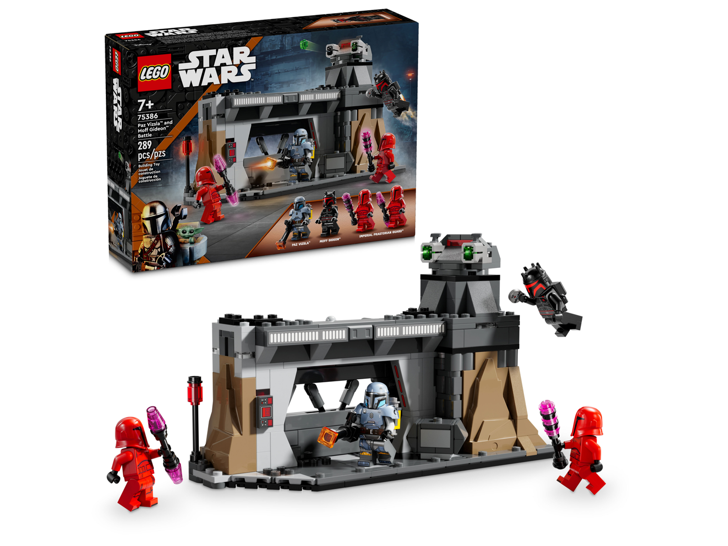LEGO 75386 Battaglia tra Paz Vizsla™ e Moff Gideon™