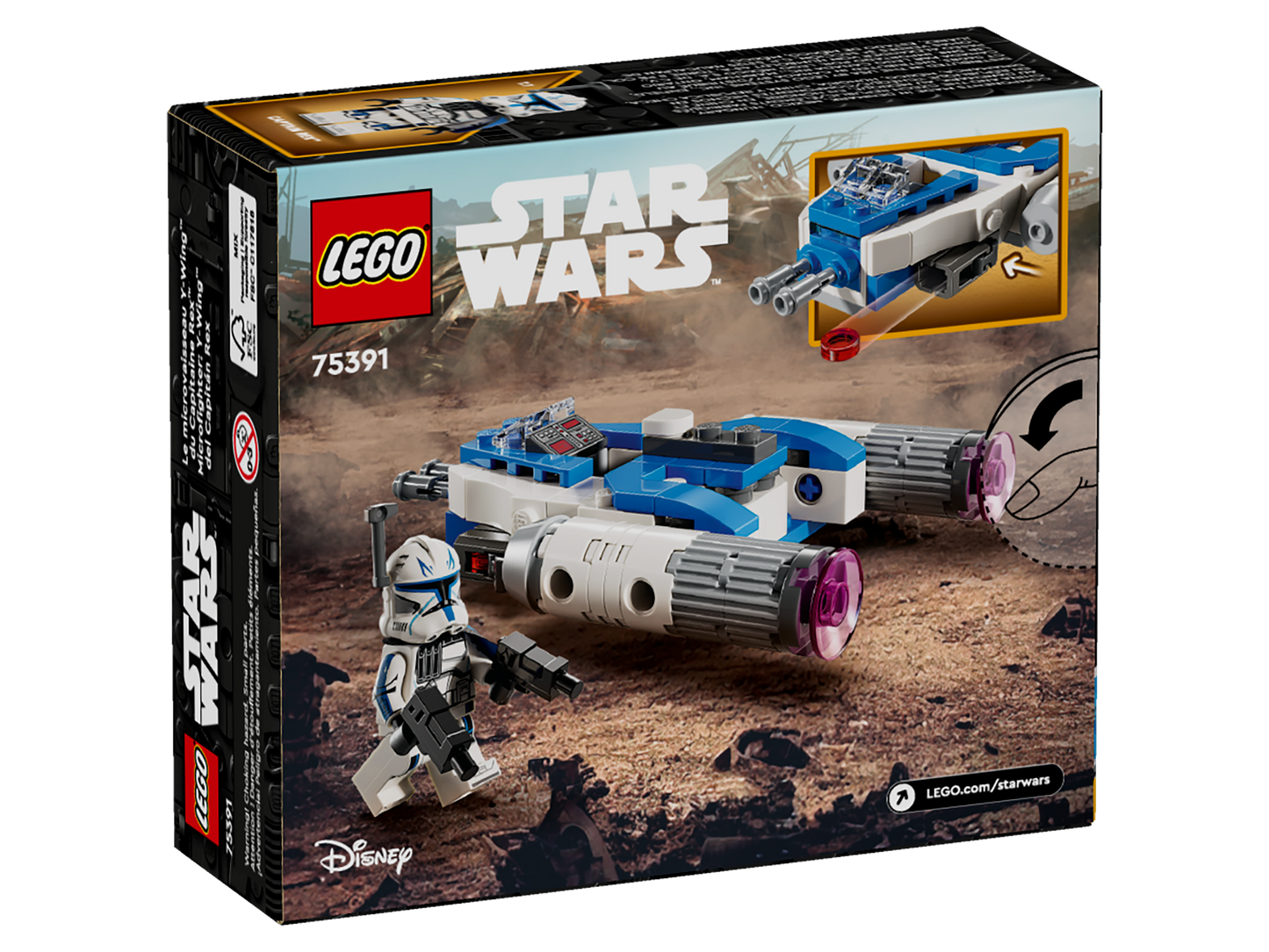 LEGO 75391 Microfighter Y-Wing™ di Captain Rex™