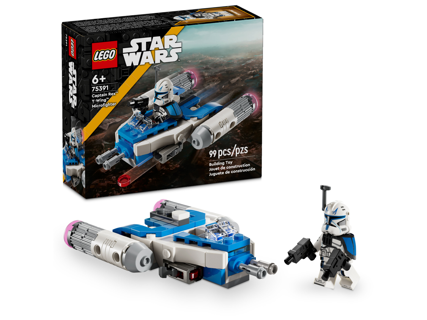 LEGO 75391 Microfighter Y-Wing™ di Captain Rex™