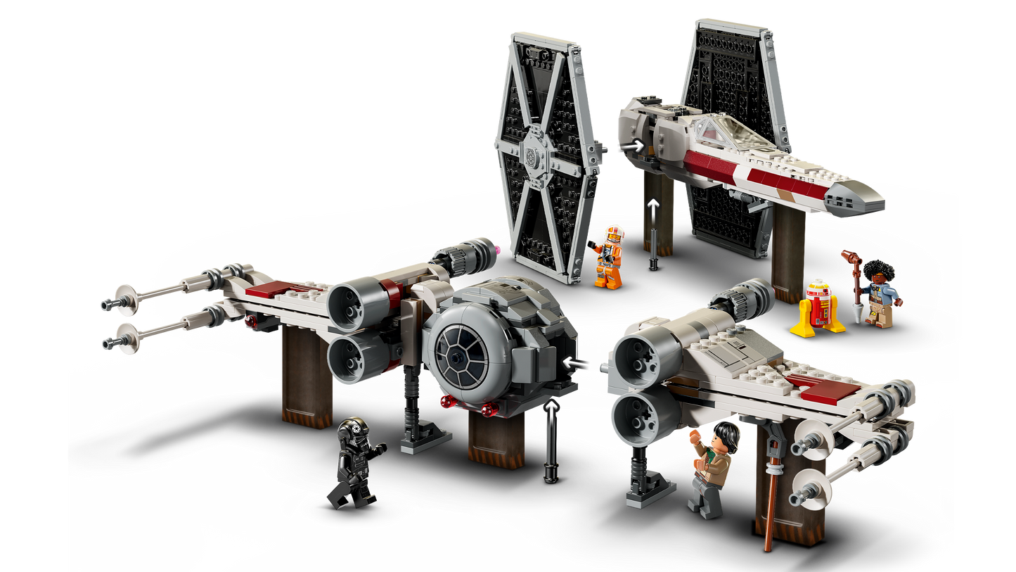 LEGO 75393 Mash-up TIE Fighter e X-Wing
